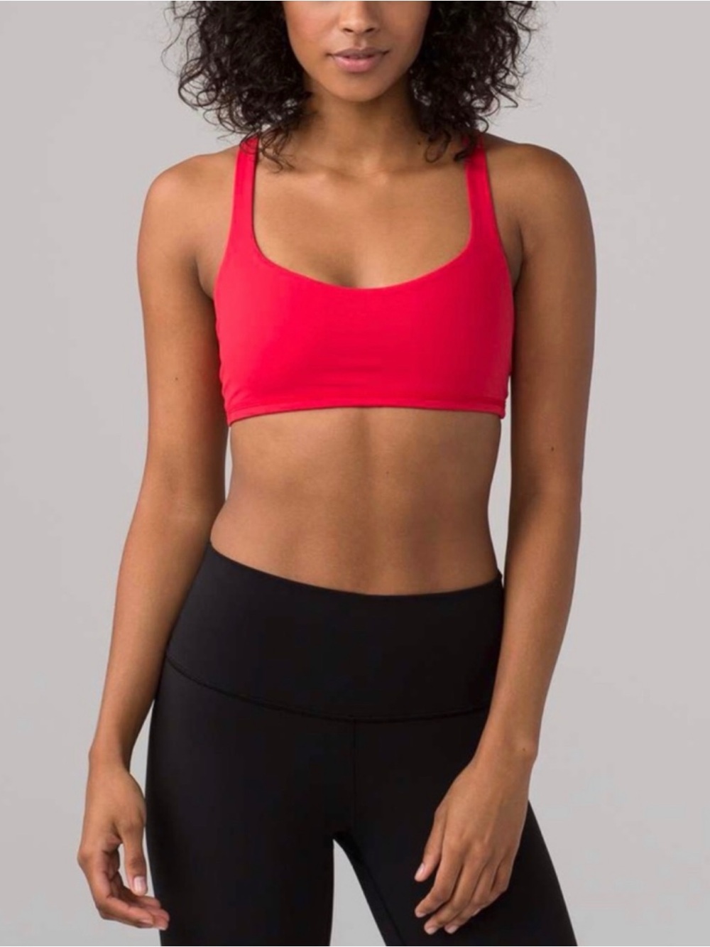 RARE Lululemon Free To Be Bra Sz 6 In Love Red